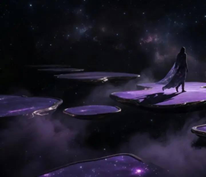 Villanás a Dreamscape-ből – lebegő álomösvények csillagos éjszakai ég alatt